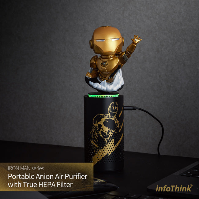 InfoThink 鋼鐵人系列USB渦輪負離子空氣清淨機-經典版
