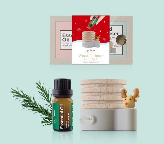 Bone 原木擴香台禮物組-聖誕特別版