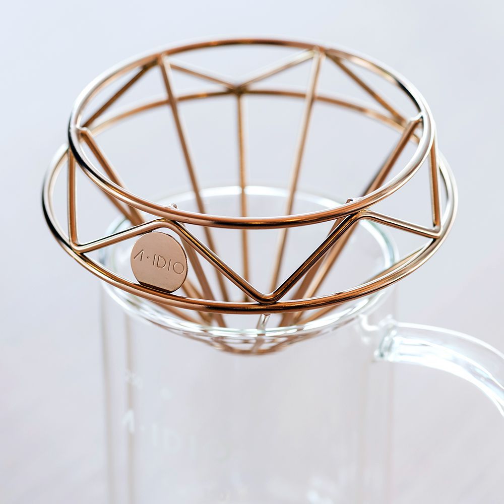 A-IDIO 鑽石咖啡濾杯(鈦金版)