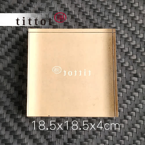【可雷雕】琉園 tittot 透明壓克力底座 18.5x18.5x4cm 大方