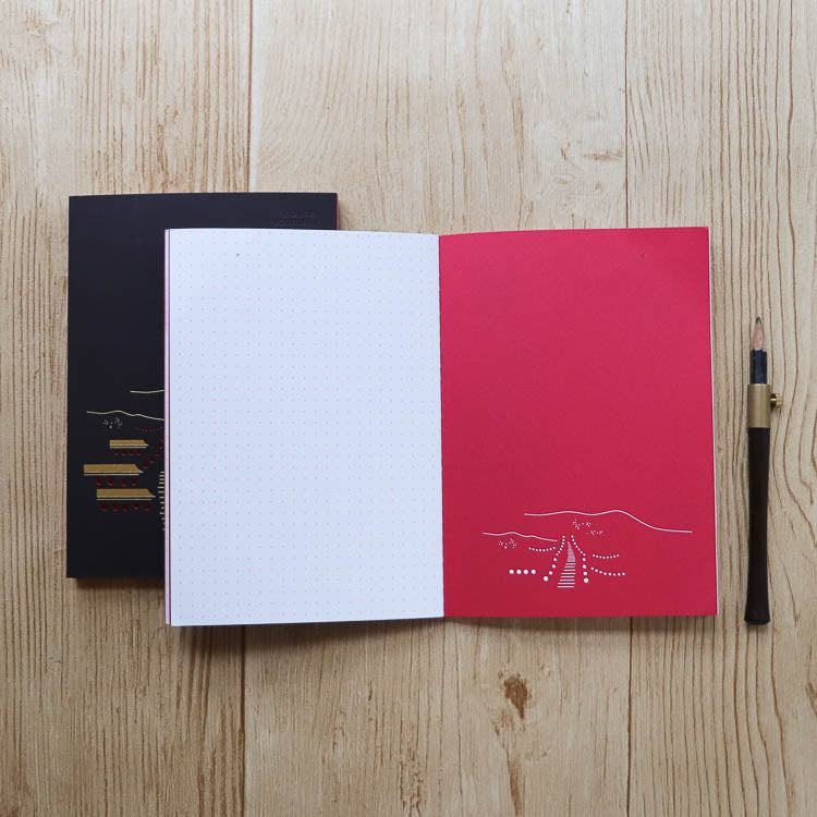 來好 LAI HAO 手工車線膠裝筆記本-九份山城
