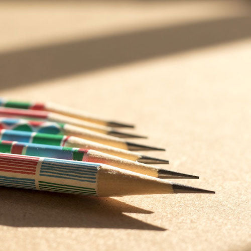 來好 LAI HAO 復古茄芷2B鉛筆(一盒四入)