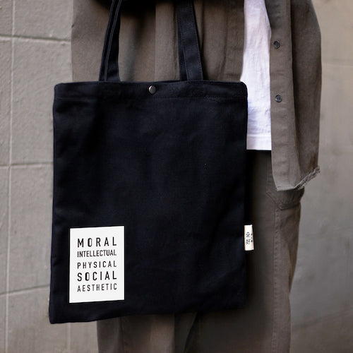 來好 LAI HAO 五育系列 手提肩背雙用帆布袋