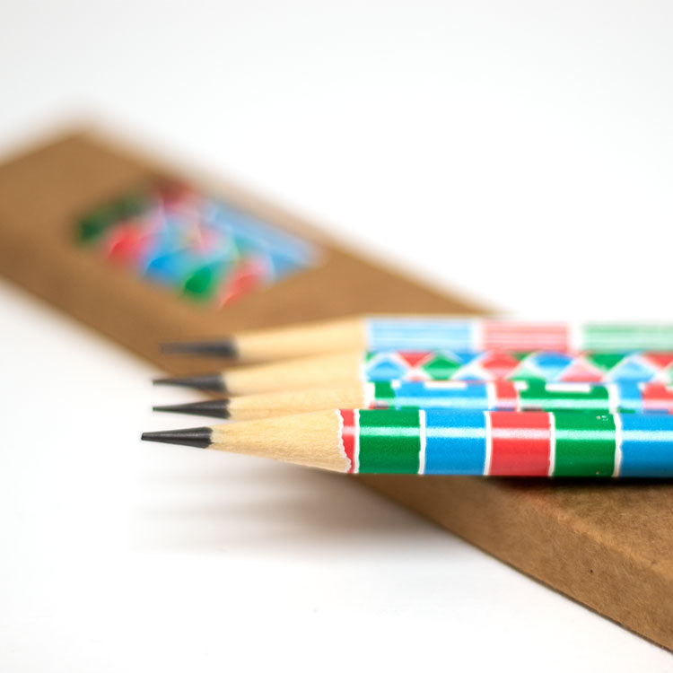 來好 LAI HAO 復古茄芷2B鉛筆(一盒四入)