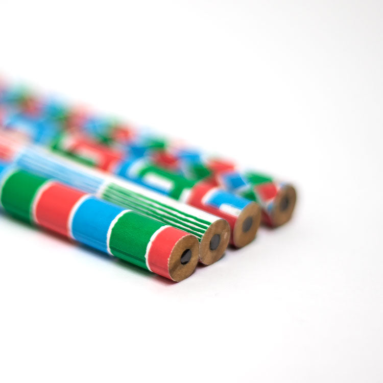 來好 LAI HAO 復古茄芷2B鉛筆(一盒四入)