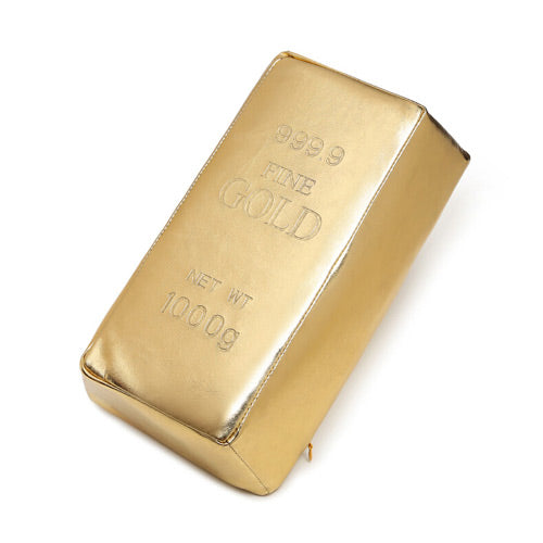 【過年招財小物】創意小物館 全民發大財金磚枕