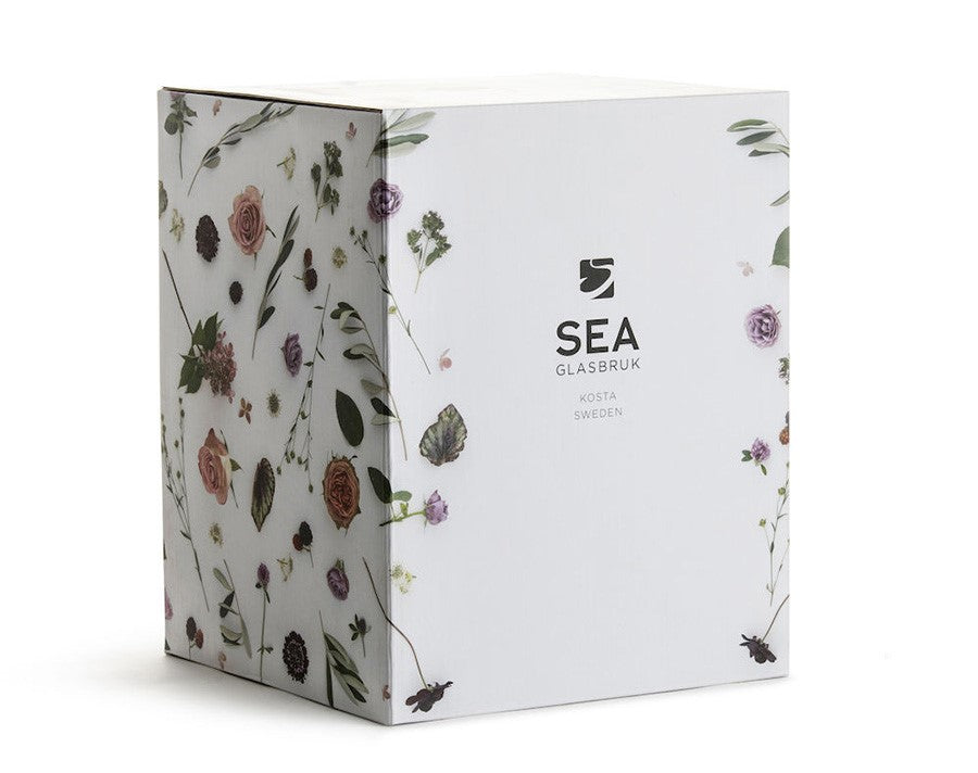 瑞典 Sagaform【SEA Glasbruk】花舞蝶飛花器