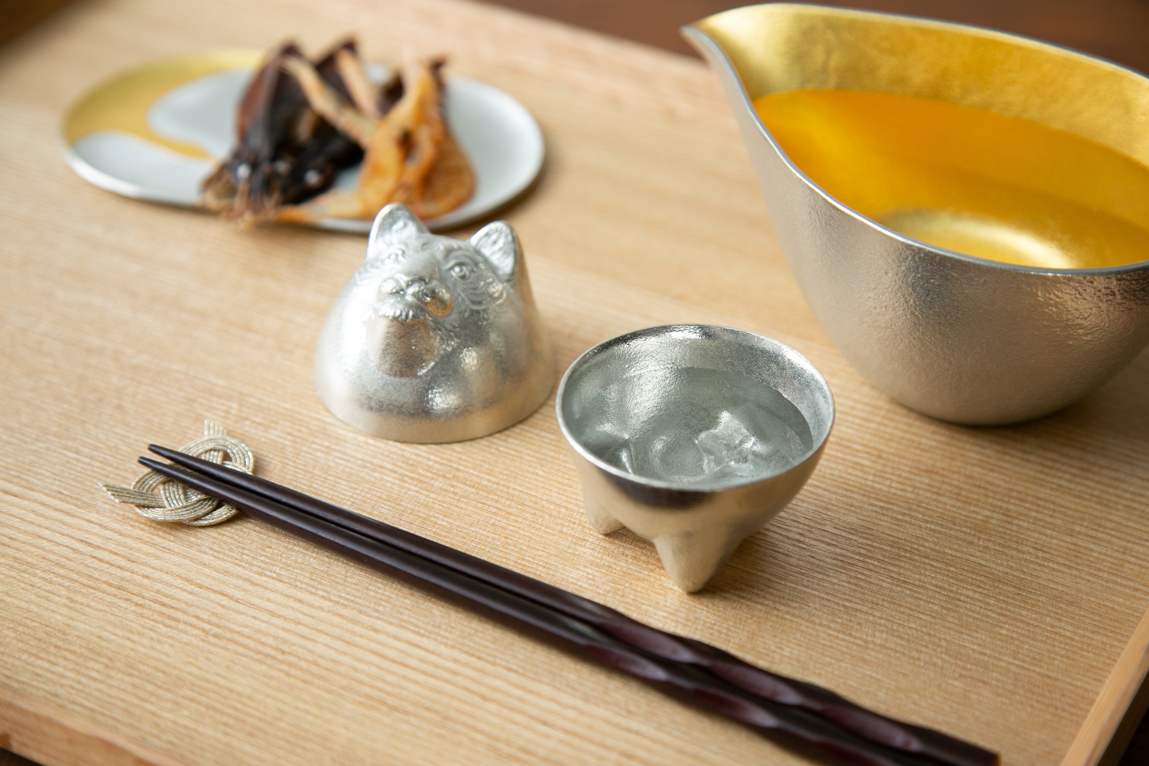 能作 金箔生肖造型杯