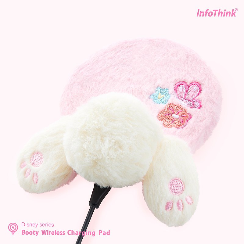 InfoThink迪士尼系列粉萌電臀無線充電座 - 邦妮兔