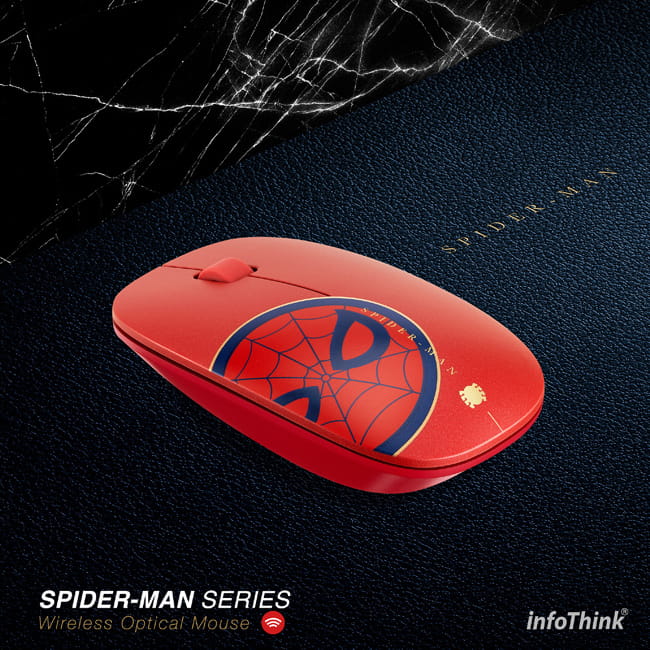 InfoThink 復仇者聯盟系列無線光學滑鼠 - 蜘蛛人