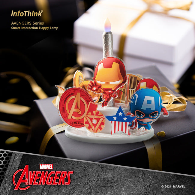 InfoThink 智慧擬真電子蠟燭燈 漫威系列