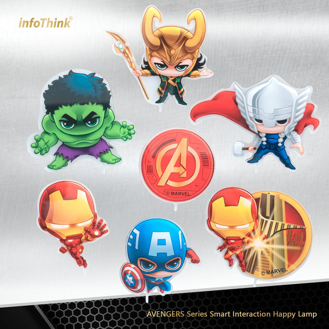 InfoThink 智慧擬真電子蠟燭燈 漫威系列