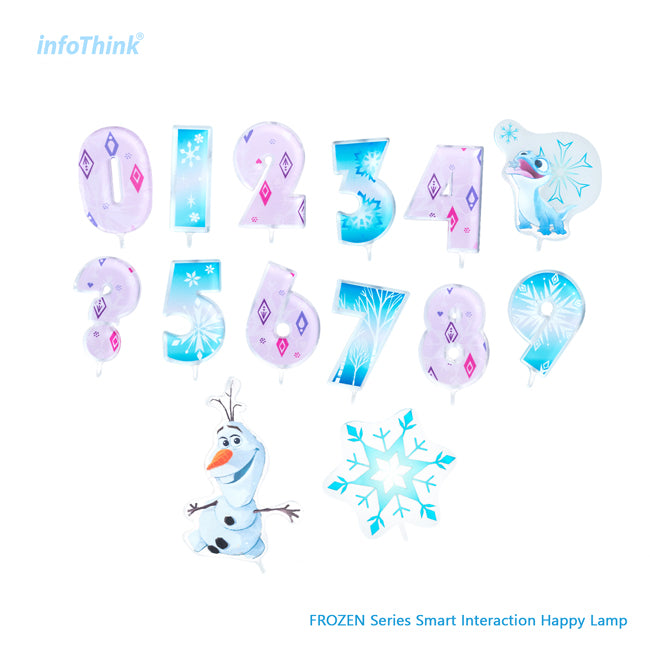 InfoThink 智慧擬真電子蠟燭燈 冰雪奇緣