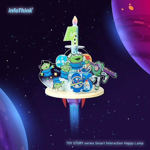 InfoThink 玩具總動員派對電子蠟燭燈 (拍手控制燭光)