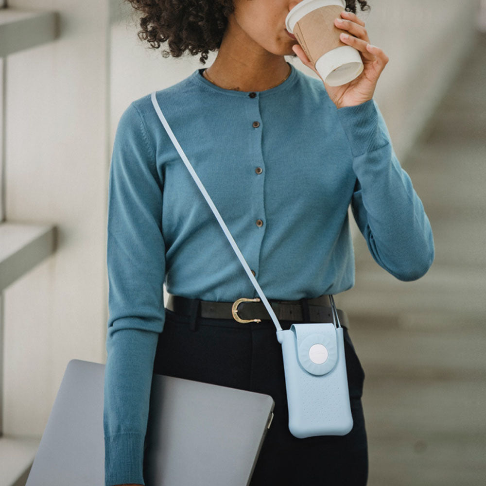 Bone 泡泡斜背手機包 - 隨身小包 無鉤設計