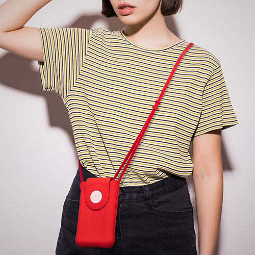 Bone 泡泡斜背手機包 - 隨身小包 無鉤設計