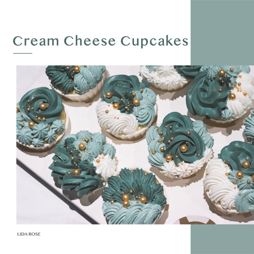 [LIDA ROSE] CreamCheese杯子蛋糕禮盒12入 -墨綠