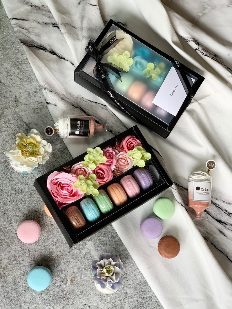 G’s Life 花與香氛─馬卡龍與玫瑰花香皂禮盒