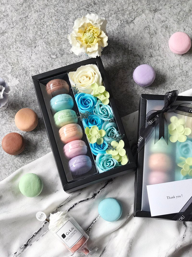 G’s Life 花與香氛─馬卡龍與玫瑰花香皂禮盒