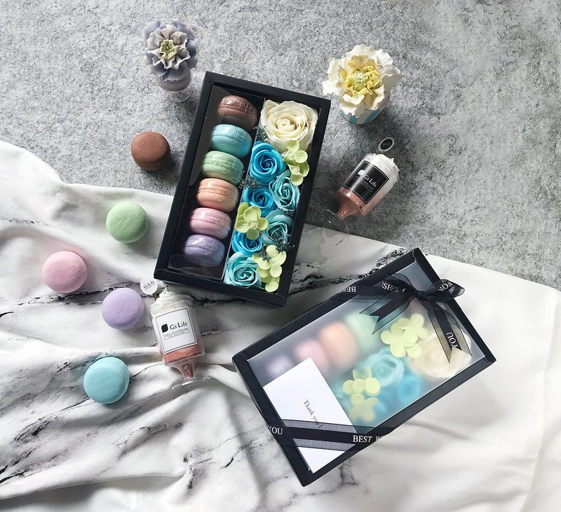 G’s Life 花與香氛─馬卡龍與玫瑰花香皂禮盒