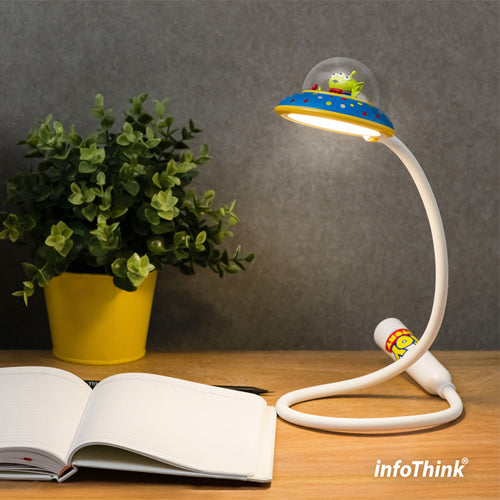 InfoThink 三眼怪系列 USB充電LED任意彎飛碟燈