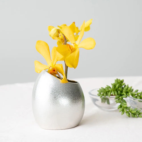 日本 能作 繭形花瓶-S