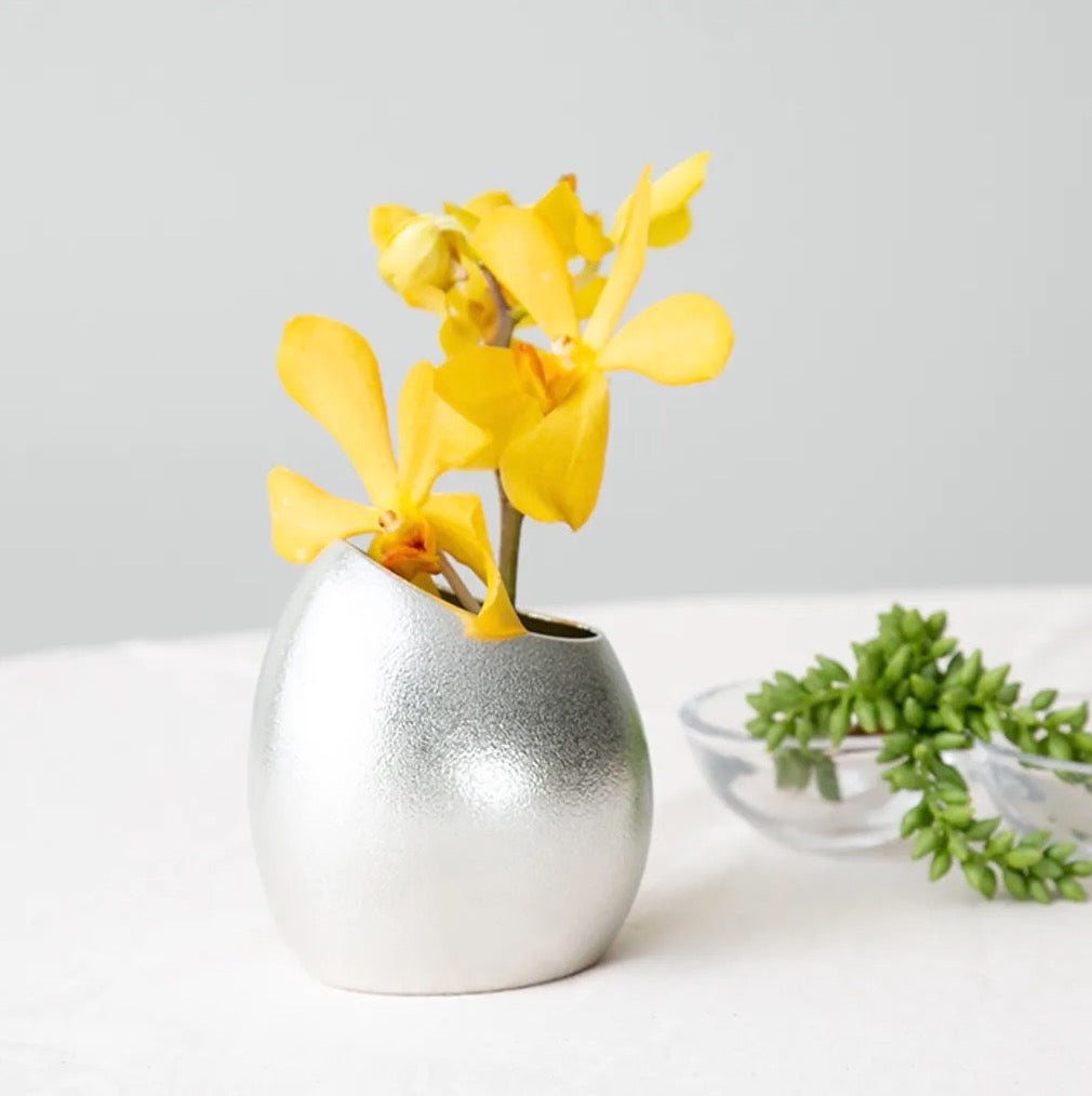 日本 能作 繭形花瓶-S