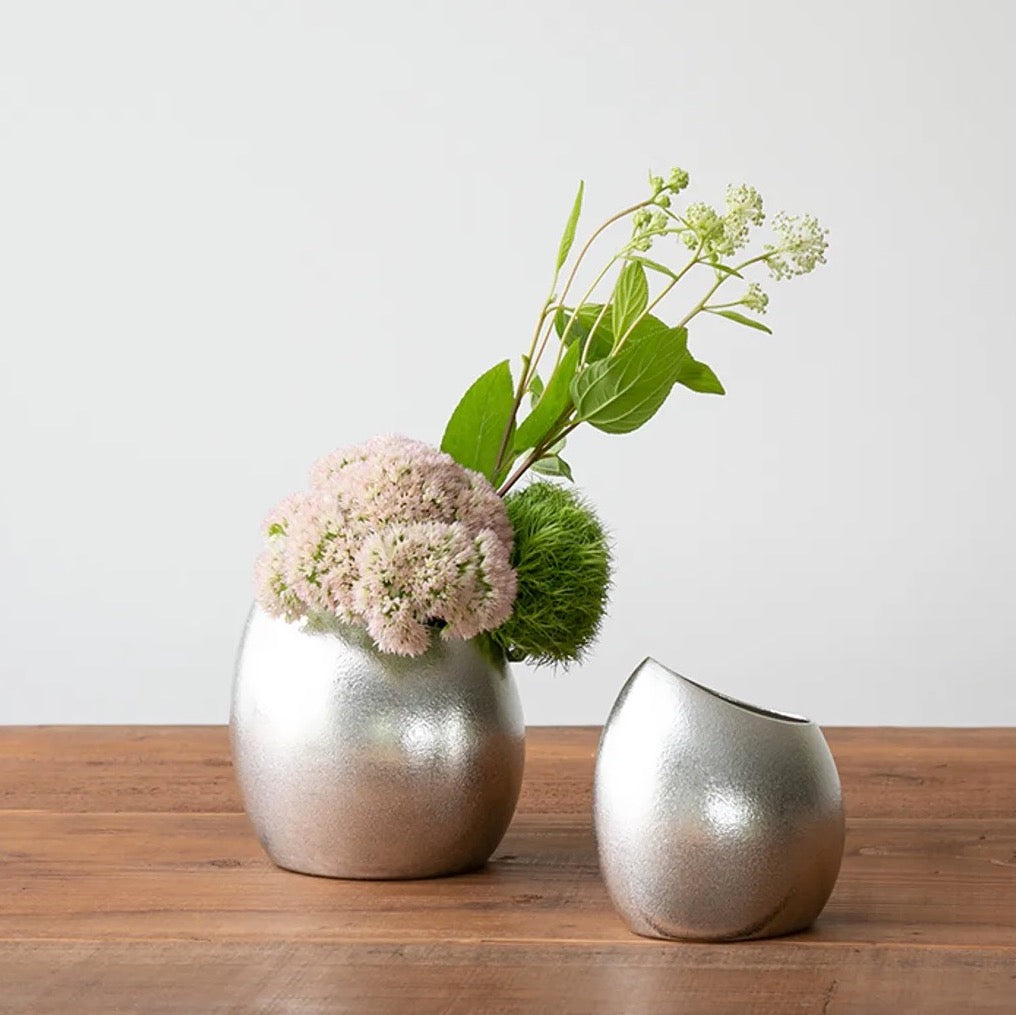 日本 能作 繭形花瓶-S