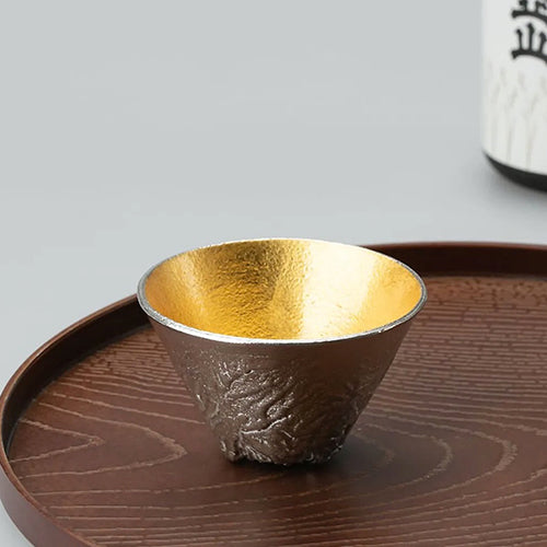 日本 能作 金箔立山造型杯 - L