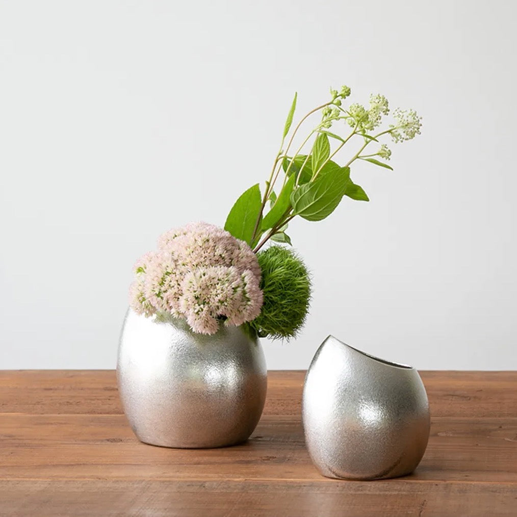 日本 能作 繭形花瓶-L