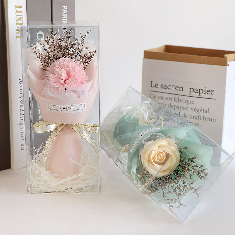 創意小物館 小清新仿真香皂香味花束禮盒