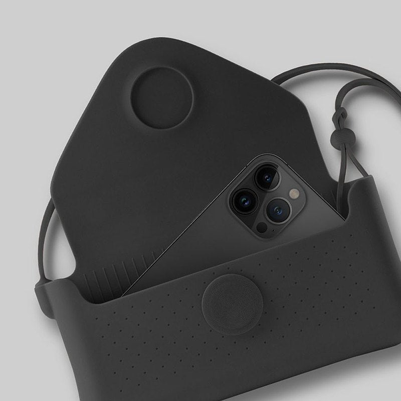 Bone 泡泡斜背手機包(橫式) - 隨身小包 無鉤設計