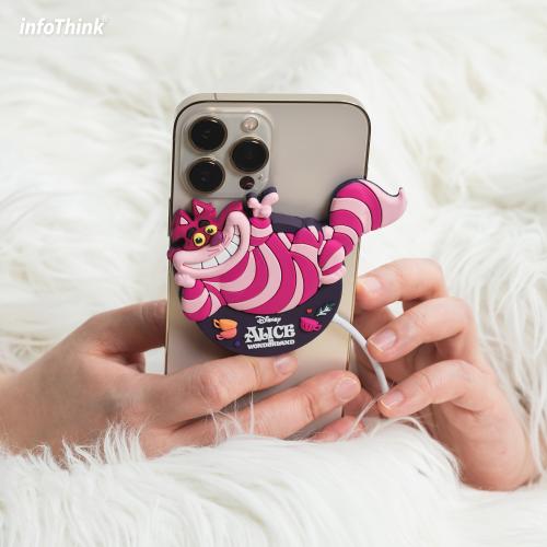 infoThink 愛麗絲系列妙妙貓磁吸充電盤