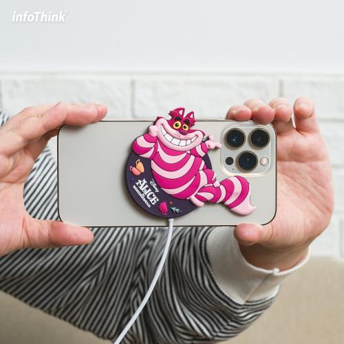 infoThink 愛麗絲系列妙妙貓磁吸充電盤