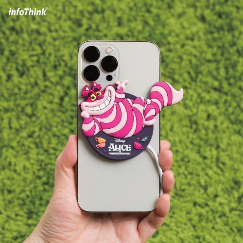 infoThink 愛麗絲系列妙妙貓磁吸充電盤