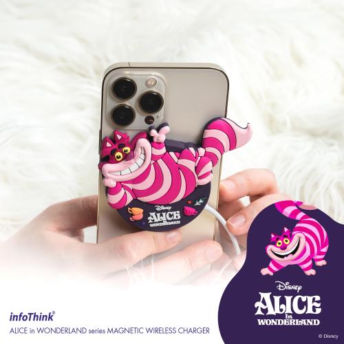 infoThink 愛麗絲系列妙妙貓磁吸充電盤