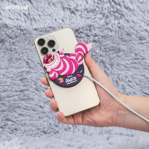 infoThink 愛麗絲系列妙妙貓磁吸充電盤