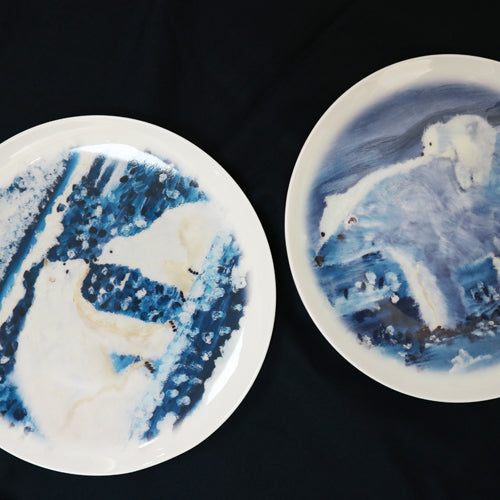 款式圖-8吋牛皮紙提盒組(雙入，含壓克力架)