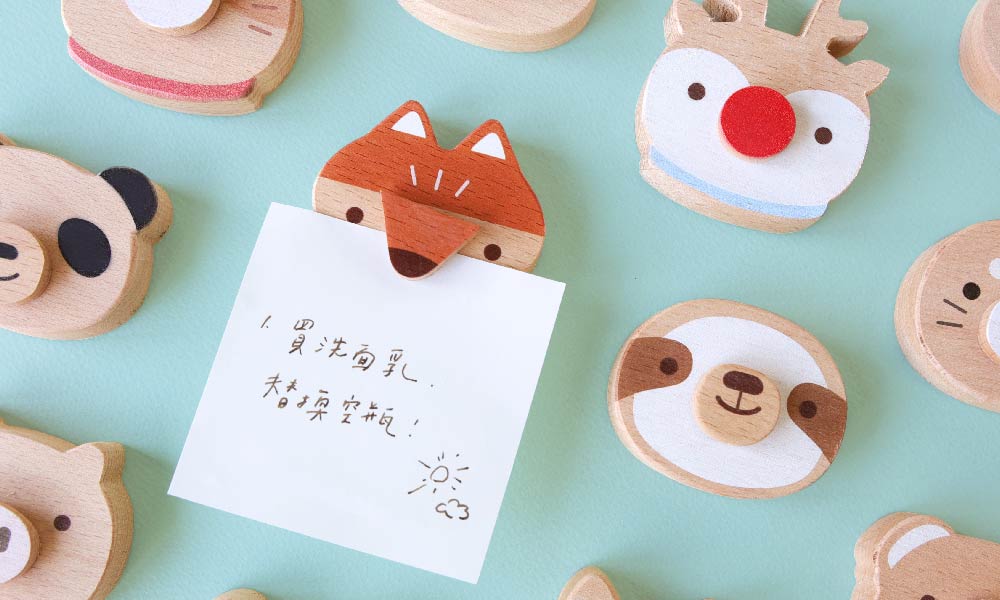 遊木時光 woodtime 磁鐵留言夾