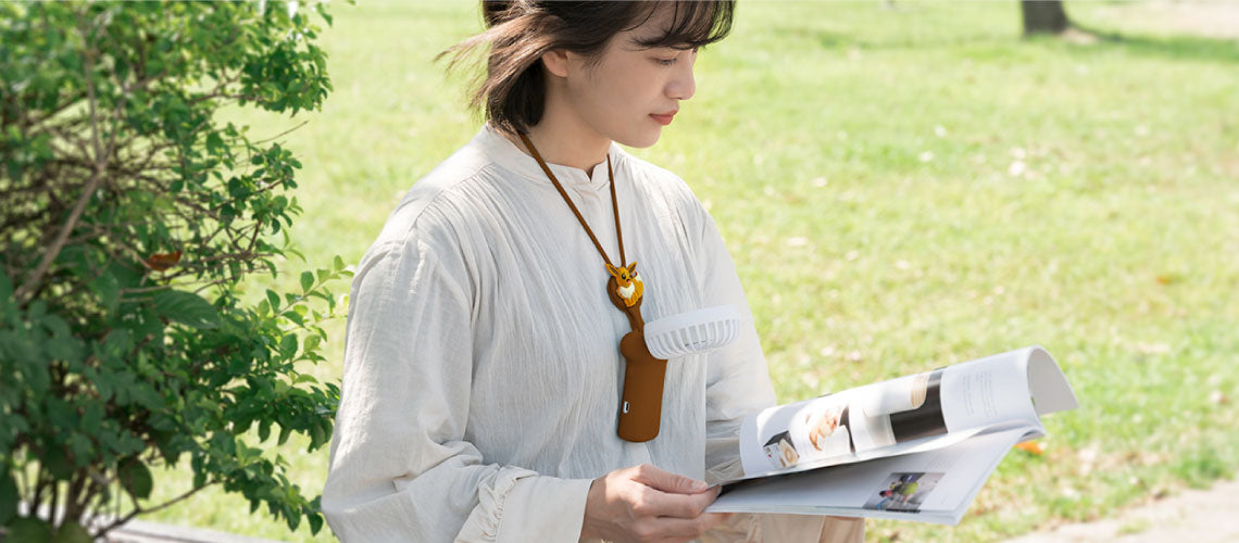 BONE 頸掛折疊三用風扇