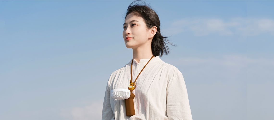 BONE 頸掛折疊三用風扇