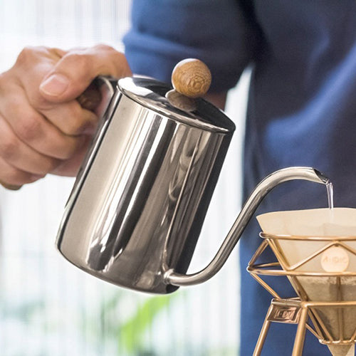 A-IDIO｜鏡光銀手沖壺(600ml)