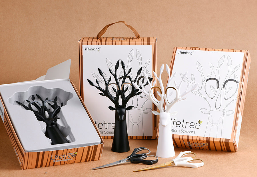 iThinking Lifetree生命樹鹿角造型事務剪 (鍍鈦剪)