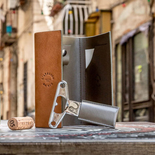 法國 L'ATELIER DU VIN LDV Nomad Bilame金屬開瓶器-附皮革套