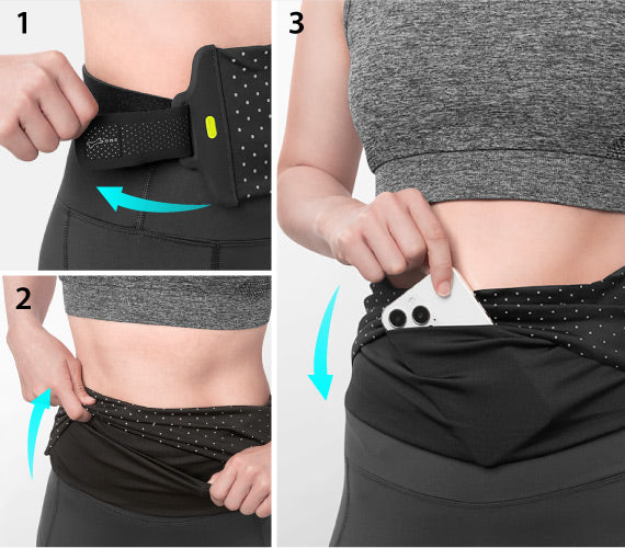 Bone 跑步腰帶綁｜輕量化攜帶，跑步更自在