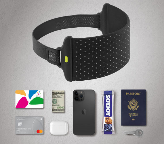 Bone 跑步腰帶綁｜輕量化攜帶，跑步更自在