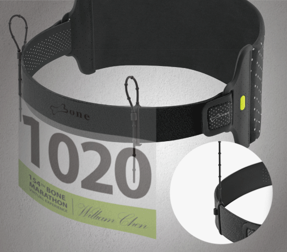 Bone 跑步腰帶綁｜輕量化攜帶，跑步更自在