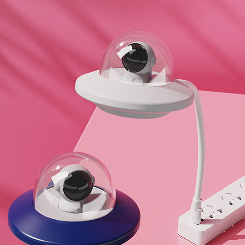 創意小物館 太空人揮手感應飛碟小夜燈