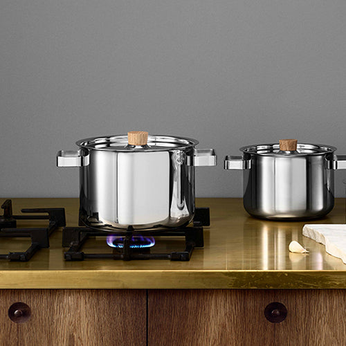 丹麥 eva solo Nordic Kitchen不鏽鋼雙耳湯鍋D20cm-附蓋