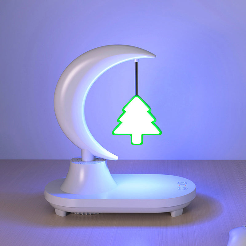 家居生活雜貨舖 USB飛鳥無線充音箱小夜燈